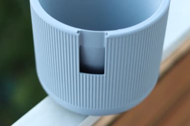 The Aura Flute Planter | Tall Self-Watering Cylinder - Thumbnail 3