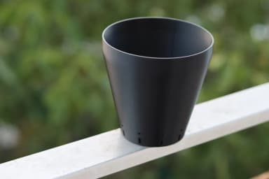 The Aura Flute Planter | Tall Self-Watering Cylinder - Thumbnail 5