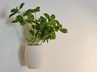 The Chroma Rib Planter | Tall Self-Watering Cylinder with Legs - Thumbnail 2