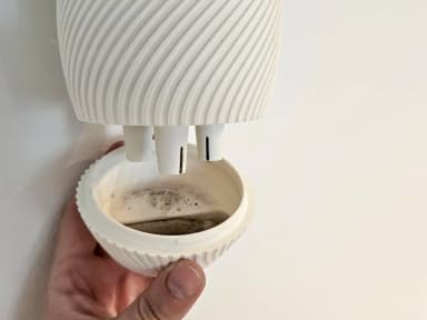 The Chroma Rib Planter | Tall Self-Watering Cylinder with Legs - Thumbnail 3